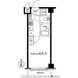 ヴェルト中野上鷺宮【3階】の間取り