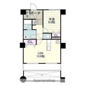 アンシャンテ・パリⅠ【505号室】の間取り