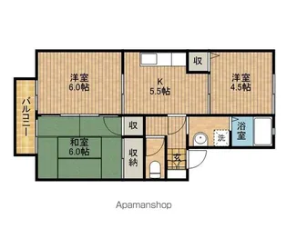 ランセN【2階】の間取り