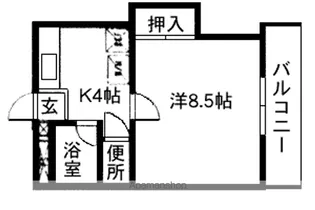 第三大松コーポ【2階】の間取り