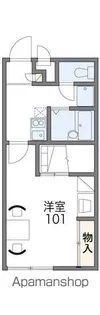 レオパレス六甲北二番館【209号室】の間取り