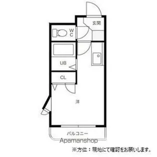 HBA裏参道【3階】の間取り