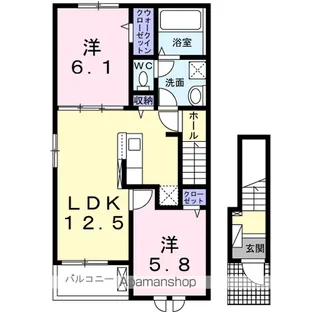 メゾン・オーブ【2階】の間取り