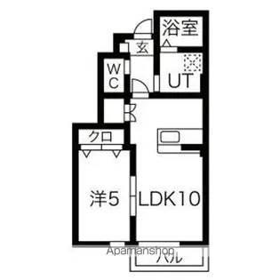 GRAND PARACE十二丁目II【1階】の間取り