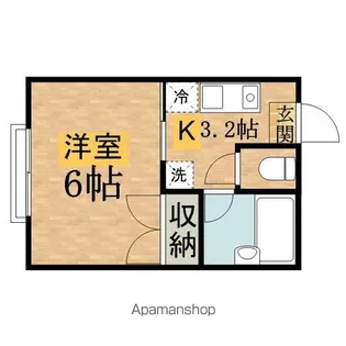 東京都日野市平山5丁目【アパート】の間取り