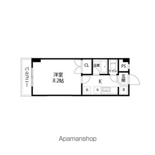フリード泉中央【406号室】の間取り