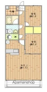 ペレーネ増嶋【1階】の間取り