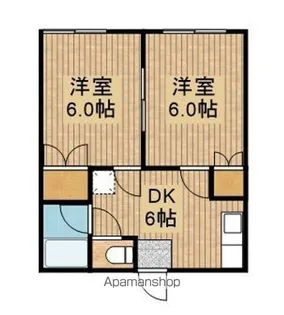 チェリーハイツ(月見ヶ丘)【103号室】の間取り