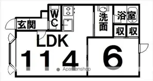 ステイハウスグランド904【202号室】の間取り