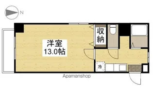 フォレスト東古松【6階】の間取り