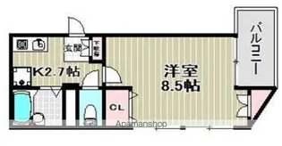 WIN和泉大宮【4階】の間取り