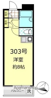東京都世田谷区弦巻2丁目【マンション】の間取り
