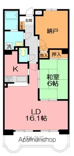 サンジュネス湘南【4階】の間取り
