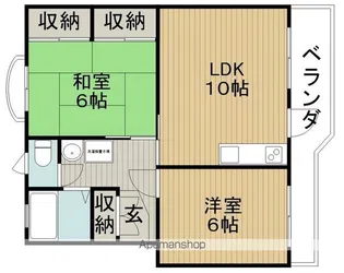 多田グリーンライフ【4階】の間取り
