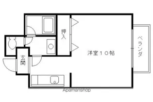 サンフローラ丸太町【708号室】の間取り