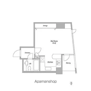 プライムスクェアシティ【4階】の間取り
