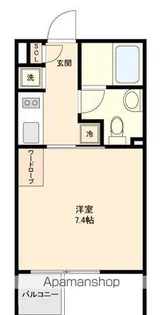 東京都渋谷区代々木3丁目【マンション】の間取り