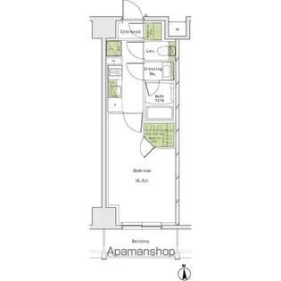 ザ・パークハビオ名古屋松原【5階】の間取り