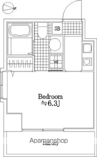 グリフィン横浜・ピュア【6階】の間取り