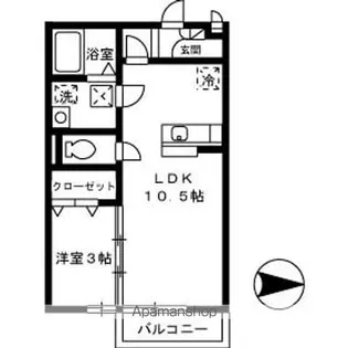 アヴァンセ【2階】の間取り