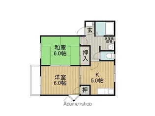 2Kの間取り画像