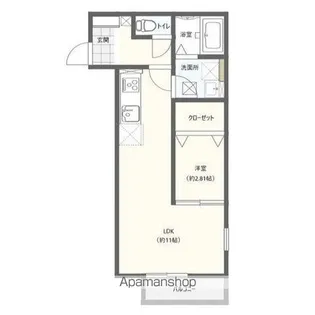 フォレストグレイス小田原S【3階】の間取り