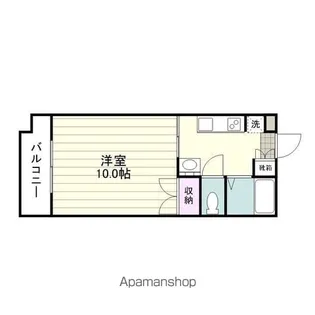 コーポリバーサイド【105号室】の間取り