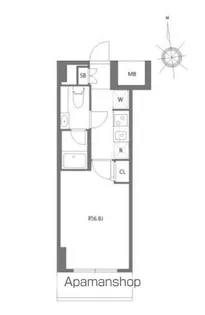 エヌステージジェイアール新白岡駅前【608号室】の間取り