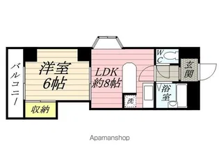 スプランドゥール野田屋町【3階】の間取り