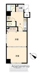 リビングステージ東仙台【301号室】の間取り