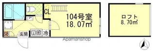 MIGHTY武蔵中原【1階】の間取り