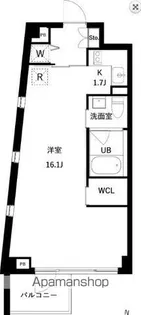 JMFレジデンス世田谷三宿【405号室】の間取り