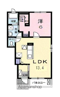 リジエール・フォレⅠ【1階】の間取り