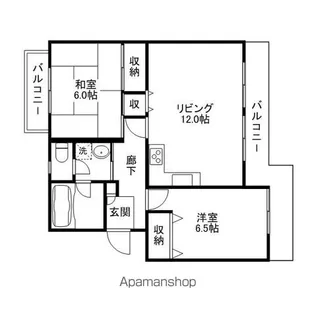 滋賀県守山市勝部5丁目【マンション】の間取り