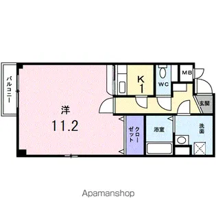 ポラリス弐番館【1階】の間取り