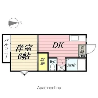 リエス戸塚下倉田【2階】の間取り