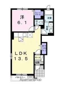 アルカンシェルⅠ【1階】の間取り