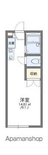 レオパレスプティメゾン雅【204号室】の間取り