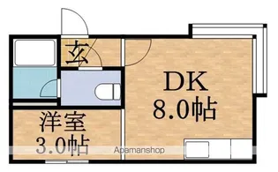 エスポアール壱番館【2階】の間取り