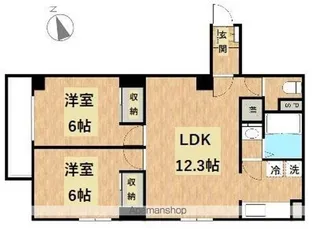 THE SOHTO TERRACE【202号室】の間取り