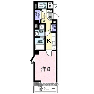 ベル クラール【4階】の間取り