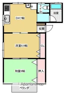 コーポ金色【1階】の間取り