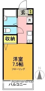 プティ【303号室】の間取り