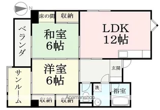 ロイヤルハイム成和【205号室】の間取り
