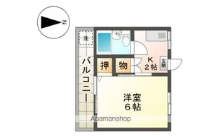 マルエ荘【203号室】の間取り