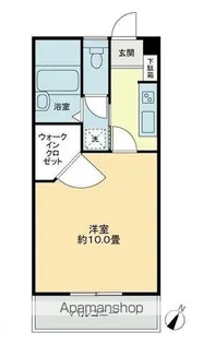 QUA WADA【3階】の間取り