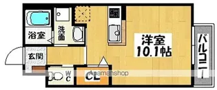 シャトル北野【1階】の間取り