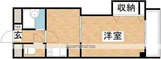 ノルデンハイム新北野【1階】の間取り