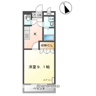 メゾン・ルミナスⅢ【2階】の間取り