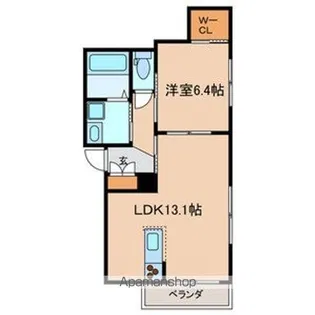 EAGLE【102号室号室】の間取り
